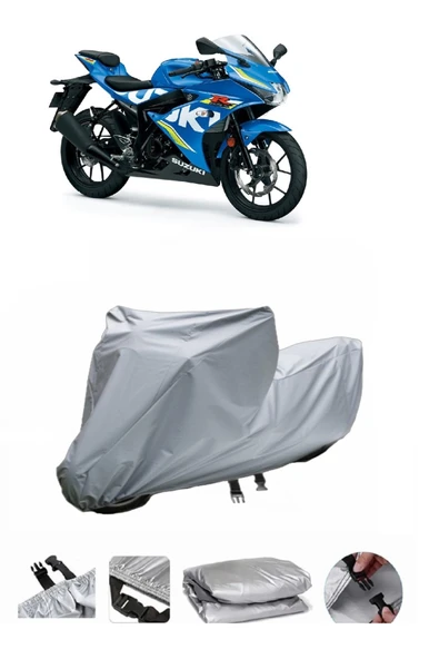 Suzuki GSX-R 125  Gri Motosiklet Brandası ARKA ÇANTA UYUMLU DEĞİLDİR ürün görseli 1