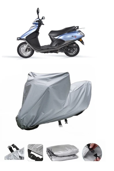 Arora Vesta 50  Gri Motosiklet Brandası ARKA ÇANTA UYUMLU DEĞİLDİR ürün görseli 1
