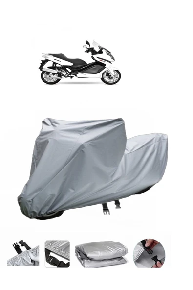 Yuki QM250T Maximum  Gri Motosiklet Brandası ARKA ÇANTA UYUMLU DEĞİLDİR ürün görseli 1