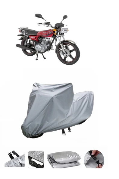Mondial 100 UGK  Gri Motosiklet Brandası ARKA ÇANTA UYUMLU DEĞİLDİR ürün görseli 1