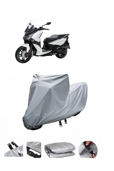 Sym Joyride 300  Gri Motosiklet Brandası ARKA ÇANTA UYUMLU DEĞİLDİR ürün görseli 1
