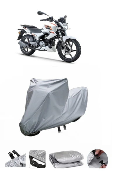 Rks RK150-S  Gri Motosiklet Brandası ARKA ÇANTA UYUMLU DEĞİLDİR ürün görseli 1
