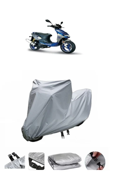 Kanuni Hussar 125  Gri Motosiklet Brandası ARKA ÇANTA UYUMLU DEĞİLDİR ürün görseli 1