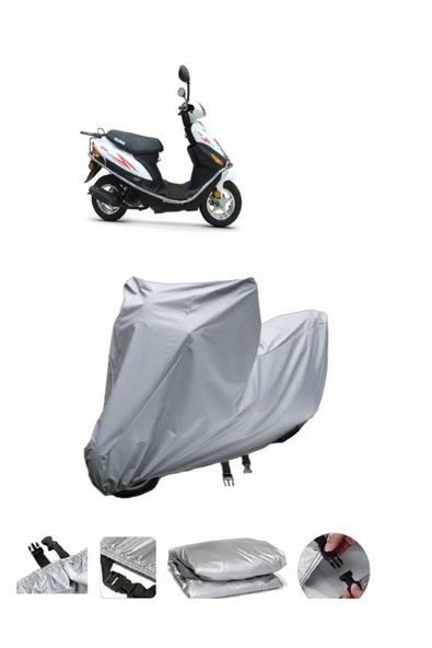Kuba Fighter 80  Gri Motosiklet Brandası ARKA ÇANTA UYUMLU DEĞİLDİR ürün görseli 1