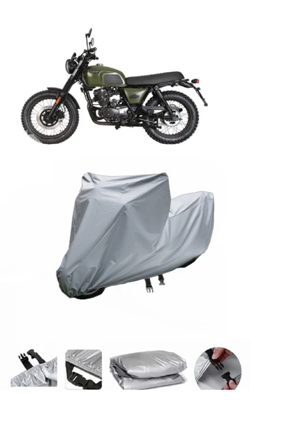 Brixton BX 125 X  Gri Motosiklet Brandası ARKA ÇANTA UYUMLU DEĞİLDİR ürün görseli 1