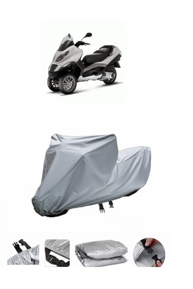 Piaggio MP3 250  Gri Motosiklet Brandası ARKA ÇANTA UYUMLU DEĞİLDİR ürün görseli 1