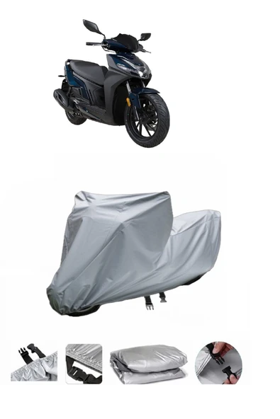 Kymco Agility S 125  Gri Motosiklet Brandası ARKA ÇANTA UYUMLU DEĞİLDİR ürün görseli 1