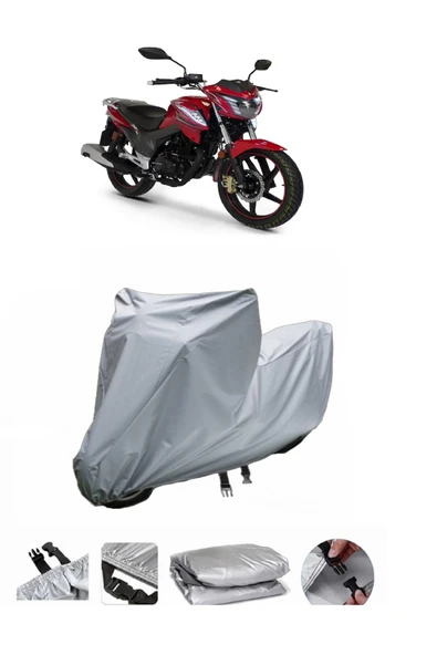 Rks TNT 125 Pro  Gri Motosiklet Brandası ARKA ÇANTA UYUMLU DEĞİLDİR ürün görseli 1