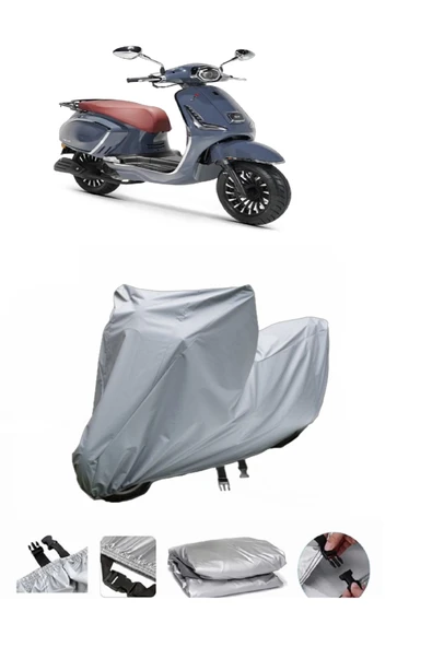 Rks Dark Blue 50  Gri Motosiklet Brandası ARKA ÇANTA UYUMLU DEĞİLDİR ürün görseli 1