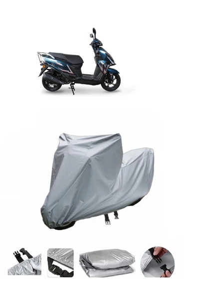 Falcon Mocco 125  Gri Motosiklet Brandası ARKA ÇANTA UYUMLU DEĞİLDİR ürün görseli 1