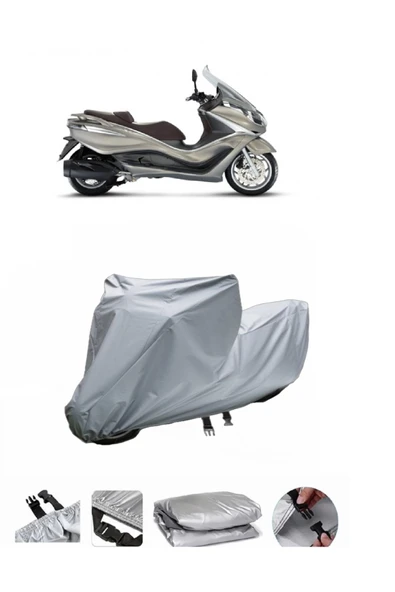 Piaggio X10 350  Gri Motosiklet Brandası ARKA ÇANTA UYUMLU DEĞİLDİR ürün görseli 1