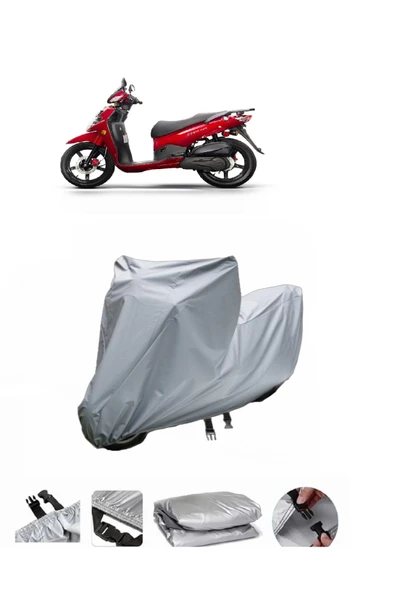 Sym HD Evo 200  Gri Motosiklet Brandası ARKA ÇANTA UYUMLU DEĞİLDİR ürün görseli 1
