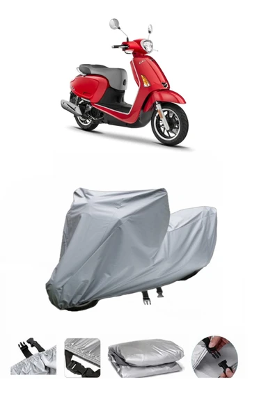 Kymco Like 125  Gri Motosiklet Brandası ARKA ÇANTA UYUMLU DEĞİLDİR ürün görseli 1