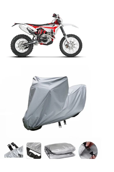 Beta RR 4T Enduro 350  Gri Motosiklet Brandası ARKA ÇANTA UYUMLU DEĞİLDİR ürün görseli 1
