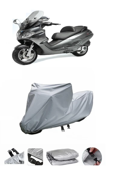 Piaggio X9 500  Gri Motosiklet Brandası ARKA ÇANTA UYUMLU DEĞİLDİR ürün görseli 1