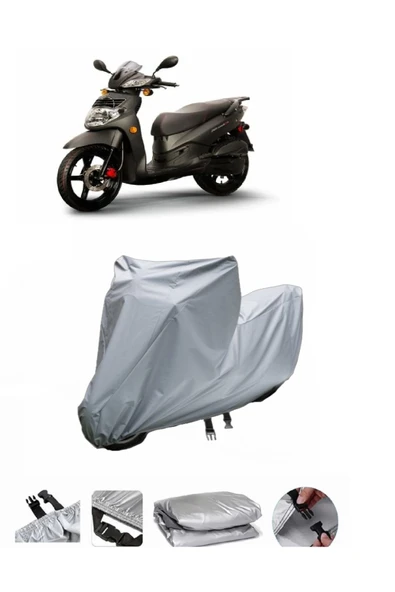Sym H 200i EVO  Gri Motosiklet Brandası ARKA ÇANTA UYUMLU DEĞİLDİR ürün görseli 1