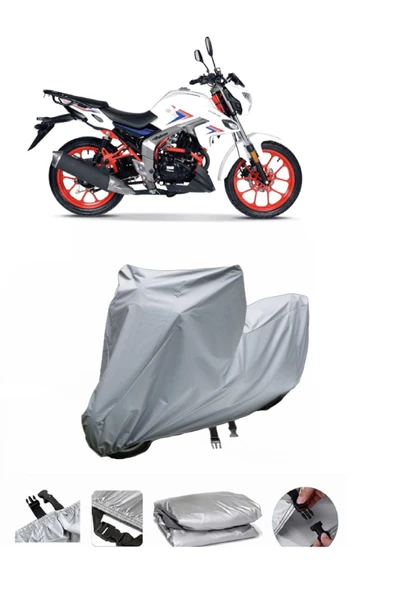 Falcon Shark 188  Gri Motosiklet Brandası ARKA ÇANTA UYUMLU DEĞİLDİR ürün görseli 1
