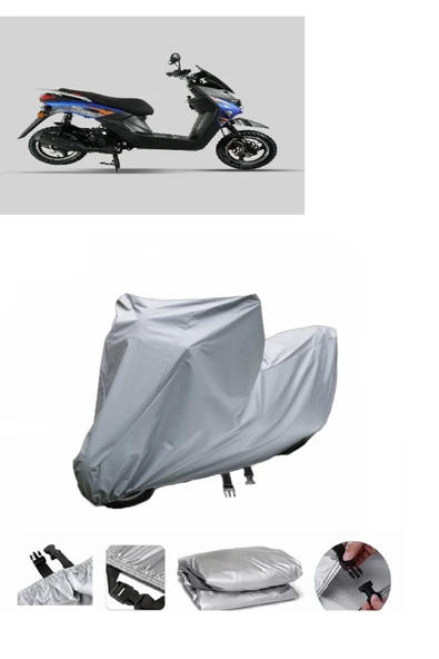 Altai F1Max 50  Gri Motosiklet Brandası ARKA ÇANTA UYUMLU DEĞİLDİR ürün görseli 1