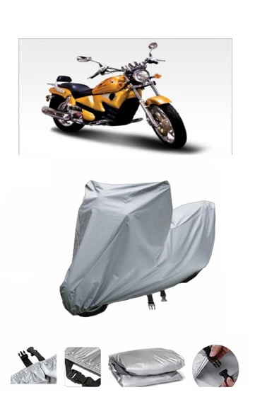 Dorado Poseidon  Gri Motosiklet Brandası ARKA ÇANTA UYUMLU DEĞİLDİR ürün görseli 1