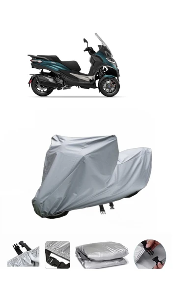 Piaggio MP3 530 Exclusive  Gri Motosiklet Brandası ARKA ÇANTA UYUMLU DEĞİLDİR ürün görseli 1