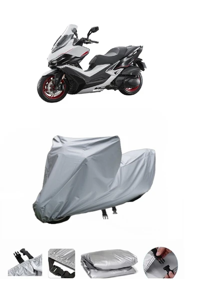 Kymco Xciting VS 400 Limited Edition  Gri Motosiklet Brandası ARKA ÇANTA UYUMLU DEĞİLDİR ürün görseli 1