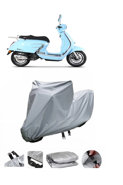 Rks Bitter 125  Gri Motosiklet Brandası ARKA ÇANTA UYUMLU DEĞİLDİR ürün görseli 1