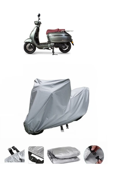 Falcon Martini 125  Gri Motosiklet Brandası ARKA ÇANTA UYUMLU DEĞİLDİR ürün görseli 1
