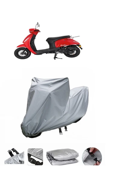 Kanuni Trodon XS 125  Gri Motosiklet Brandası ARKA ÇANTA UYUMLU DEĞİLDİR ürün görseli 1