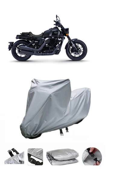 Rks K-Light 202  Gri Motosiklet Brandası ARKA ÇANTA UYUMLU DEĞİLDİR ürün görseli 1