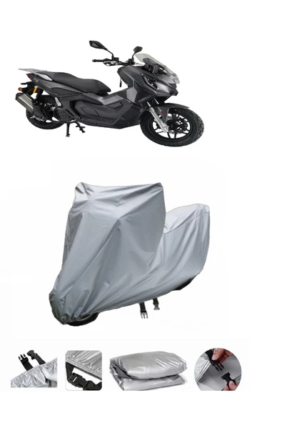 Kanuni Seha 125  Gri Motosiklet Brandası ARKA ÇANTA UYUMLU DEĞİLDİR ürün görseli 1