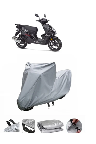 Kanuni Ronny S  Gri Motosiklet Brandası ARKA ÇANTA UYUMLU DEĞİLDİR ürün görseli 1