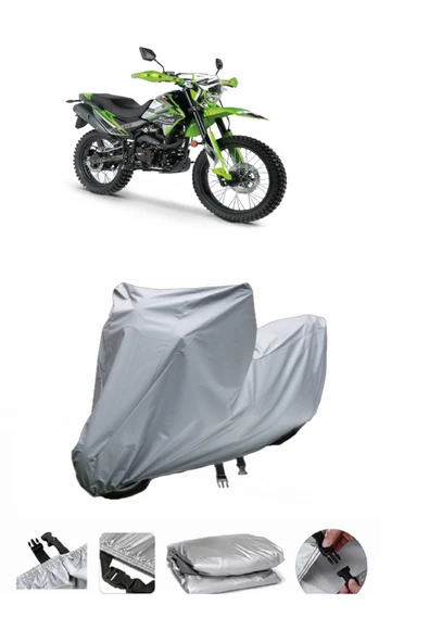Rks NR200  Gri Motosiklet Brandası ARKA ÇANTA UYUMLU DEĞİLDİR ürün görseli 1