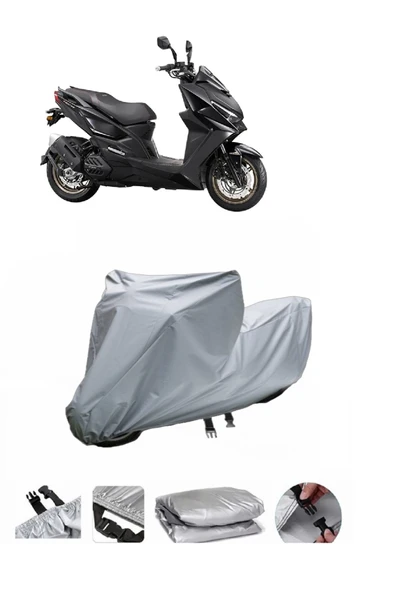 Kymco KRV 200  Gri Motosiklet Brandası ARKA ÇANTA UYUMLU DEĞİLDİR ürün görseli 1