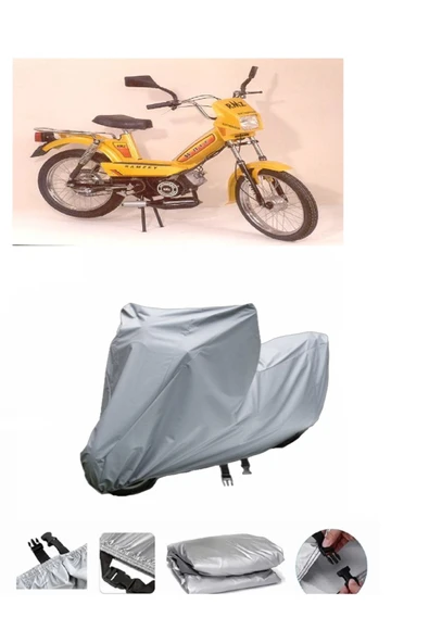 Ramzey Prestige  Gri Motosiklet Brandası ARKA ÇANTA UYUMLU DEĞİLDİR ürün görseli 1