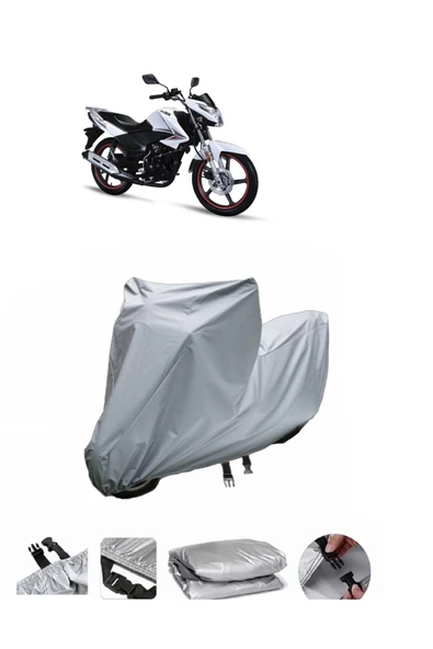 Kuba Pars  Gri Motosiklet Brandası ARKA ÇANTA UYUMLU DEĞİLDİR ürün görseli 1
