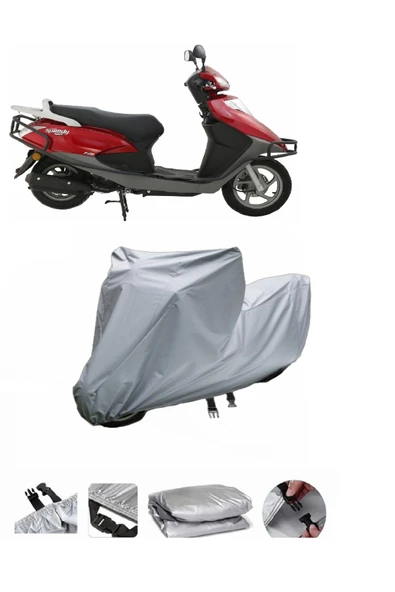 Abush Speedy 110i  Gri Motosiklet Brandası ARKA ÇANTA UYUMLU DEĞİLDİR ürün görseli 1