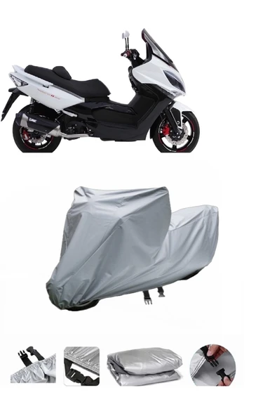 Kymco Xciting 500  Gri Motosiklet Brandası ARKA ÇANTA UYUMLU DEĞİLDİR ürün görseli 1
