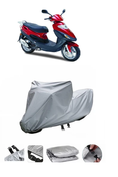 Kymco Movie XL 150  Gri Motosiklet Brandası ARKA ÇANTA UYUMLU DEĞİLDİR ürün görseli 1