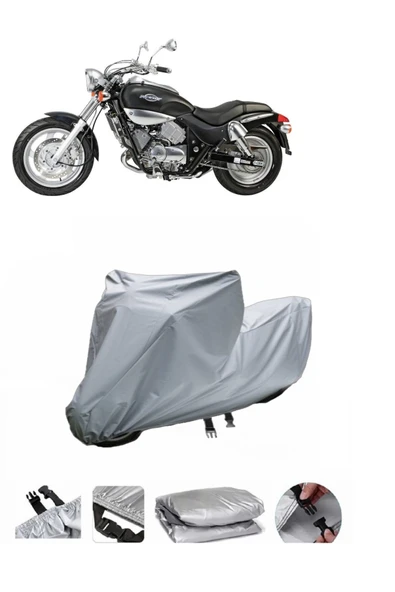 Kymco Venox 250  Gri Motosiklet Brandası ARKA ÇANTA UYUMLU DEĞİLDİR ürün görseli 1