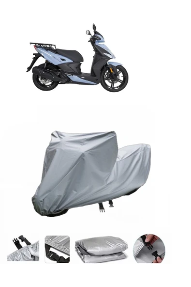 Kymco Agility Delivery 125i  Gri Motosiklet Brandası ARKA ÇANTA UYUMLU DEĞİLDİR ürün görseli 1