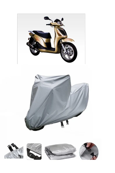 Dorado Daphne  Gri Motosiklet Brandası ARKA ÇANTA UYUMLU DEĞİLDİR ürün görseli 1