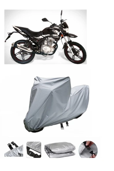 Falcon Wonder 180  Gri Motosiklet Brandası ARKA ÇANTA UYUMLU DEĞİLDİR ürün görseli 1
