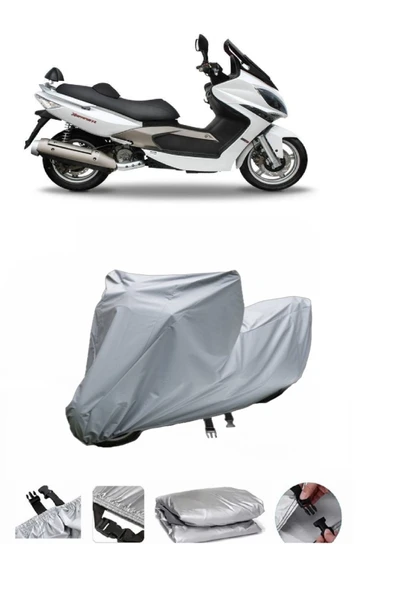 Kymco Xciting 250i  Gri Motosiklet Brandası ARKA ÇANTA UYUMLU DEĞİLDİR ürün görseli 1