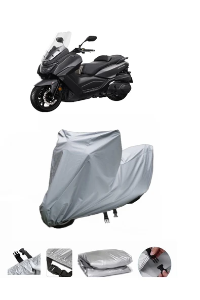 Sym Maxi 400i ABS  Gri Motosiklet Brandası ARKA ÇANTA UYUMLU DEĞİLDİR ürün görseli 1