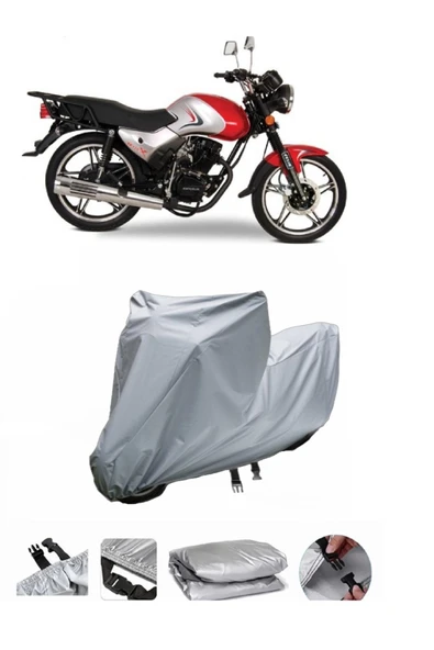 Falcon SK 125 KMT  Gri Motosiklet Brandası ARKA ÇANTA UYUMLU DEĞİLDİR ürün görseli 1