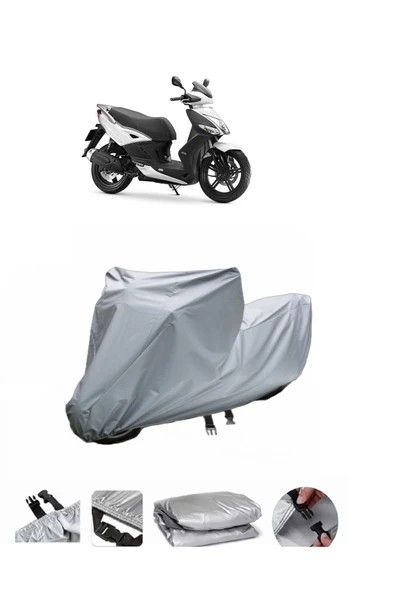 Kymco Agility 16+ 125i  Gri Motosiklet Brandası ARKA ÇANTA UYUMLU DEĞİLDİR ürün görseli 1