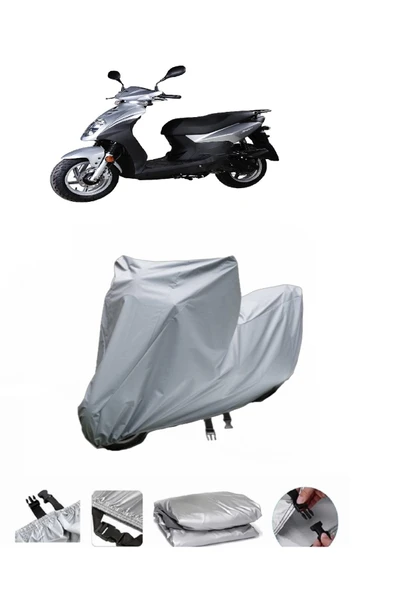 Sym Symply 50  Gri Motosiklet Brandası ARKA ÇANTA UYUMLU DEĞİLDİR ürün görseli 1