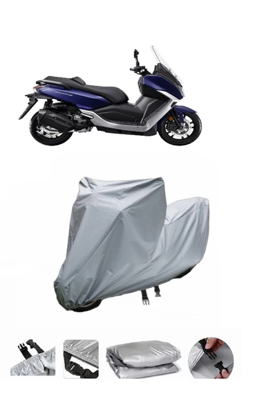 Sym Maxi 400i  Gri Motosiklet Brandası ARKA ÇANTA UYUMLU DEĞİLDİR ürün görseli 1