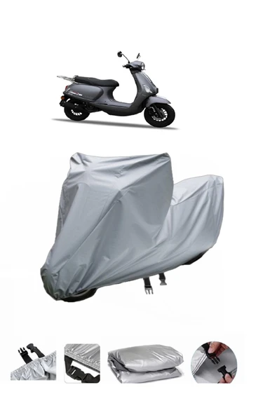 Stmax Bravo 50  Gri Motosiklet Brandası ARKA ÇANTA UYUMLU DEĞİLDİR ürün görseli 1