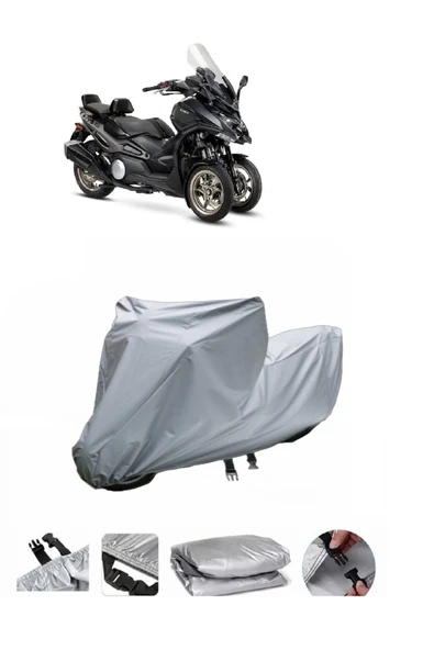 Kymco CV3  Gri Motosiklet Brandası ARKA ÇANTA UYUMLU DEĞİLDİR ürün görseli 1